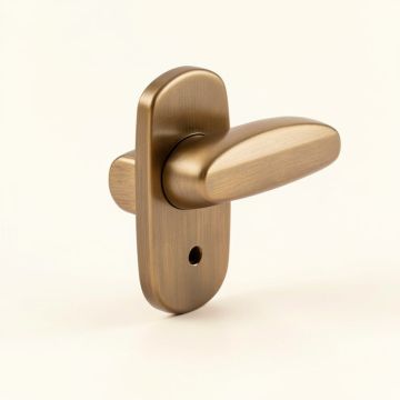 Passage Lever Door Handle [ Non-Locking Lever Set ] For Hallway Doors (synthetic illustration; no displayed measurements)