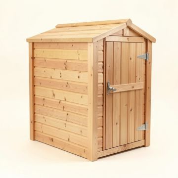 Garden 3 Ft. W X 2 Ft. D Solid Wood Lean-To Storage Shed (synthetic illustration; no displayed measurements)