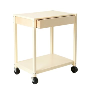 Brook Brook Empty Rolling Workshop Cart - Cream