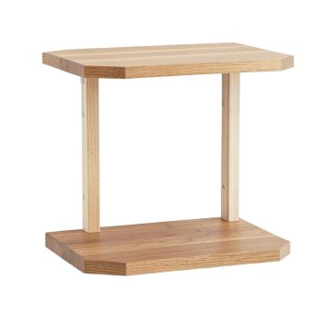 Maebry Hexagon Wood 3 Piece Wall Shelf Set