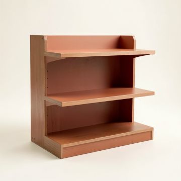 Pine Bluff Desktop Shelving Unit - Terracotta (synthetic illustration; no displayed measurements)