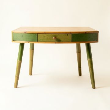 Aspen Arc Writing Desk (synthetic illustration; no displayed measurements)