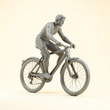 Polystone Bicycle Rider (synthetic illustration; no displayed measurements)