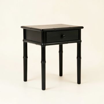 Sage Bridge Side Table - Black (synthetic illustration; no displayed measurements)