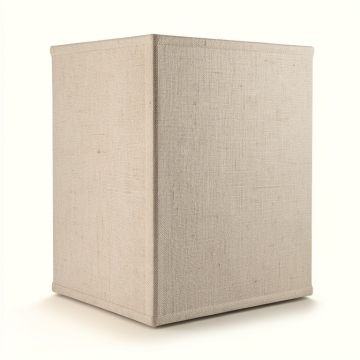 7 '' H Linen Rectangular Lamp Shade ( Clip On ) (synthetic illustration; no displayed measurements)