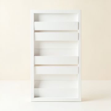 Aspen Crossing Empty Vertical Garden Frame - White (synthetic illustration; no displayed measurements)
