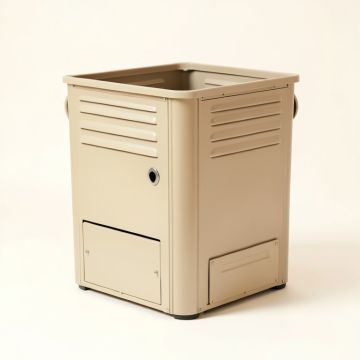 Glen Brook Closed Garden Compost Bin - Beige (synthetic illustration; no displayed measurements)