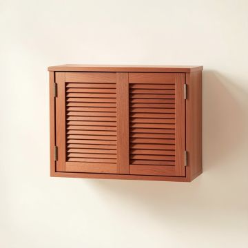 Meadow Canyon Wall-Mounted Entry Cabinet - Terracotta (synthetic illustration; no displayed measurements)