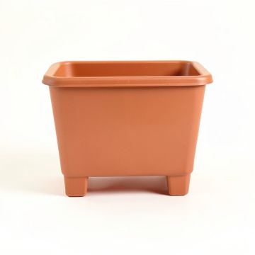 Dune Brook Empty Raised Planter - Terracotta (synthetic illustration; no displayed measurements)