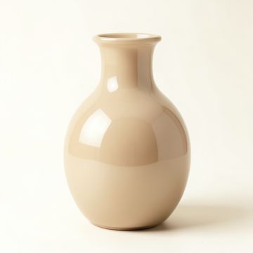 Stone Bluff Empty Decorative Vase - Beige (synthetic illustration; no displayed measurements)