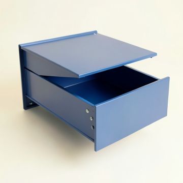Clay Bend Under-Desk Drawer Unit - Blue (synthetic illustration; no displayed measurements)