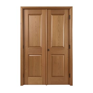 Paneled Manufactured Wood Primed Left Hand Molded Birkdale Double Prehung French Doors