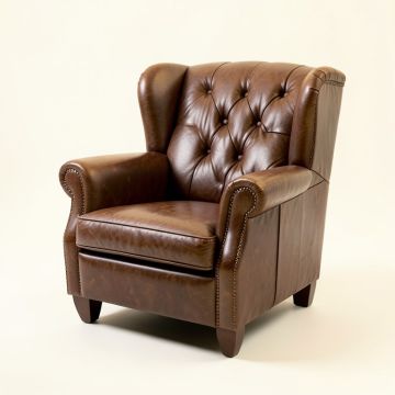 44 '' Wide Tufted Wingback Chair (synthetic illustration; no displayed measurements)