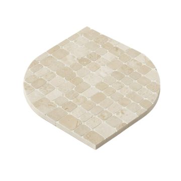 360° Penny Rounds 12 '' X 12 '' Porcelain Mosaic Tile In Beige