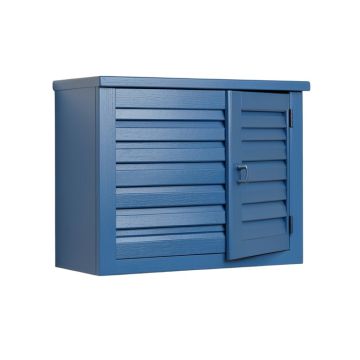 Lake Bridge Wall-Mounted Entry Cabinet - Blue