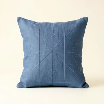 Harbor Crest Filled Accent Pillow - Blue (synthetic illustration; no displayed measurements)