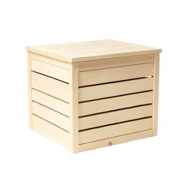 Briar Bluff Closed Outdoor Storage Box - Ivory