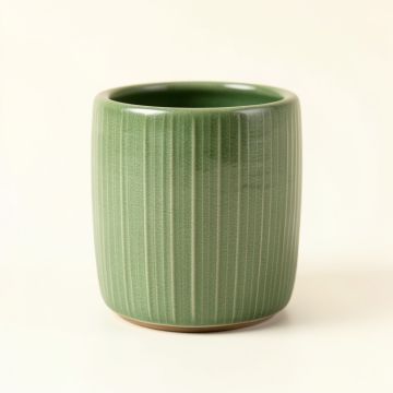Cove Bluff Empty Candle Holder - Green (synthetic illustration; no displayed measurements)
