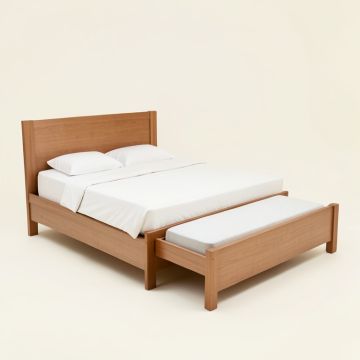 Duax Twin Bed With Trundle (synthetic illustration; no displayed measurements)