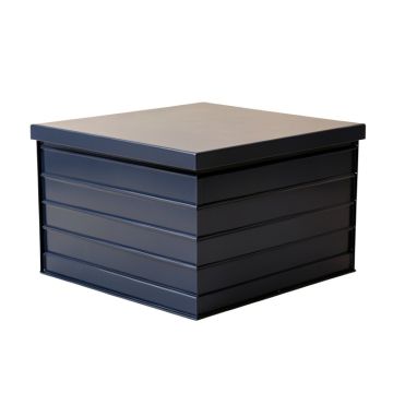 Harbor Crossing Closed Outdoor Storage Box - Navy