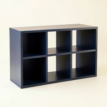 Clay Bend Desktop Shelving Unit - Navy (synthetic illustration; no displayed measurements)