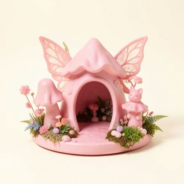 Ebros Free Spirited Smoking Hippie Fairy Garden (synthetic illustration; no displayed measurements)