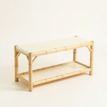 Meadow Dell Indoor Bench - Cream (synthetic illustration; no displayed measurements)