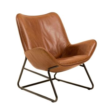 Ludgera 31.5 '' Wide Cowhide Butterfly Chair