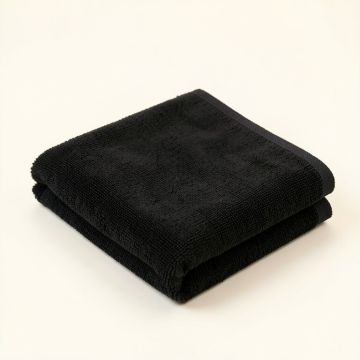 Dune Canyon Bath Towel - Black (synthetic illustration; no displayed measurements)