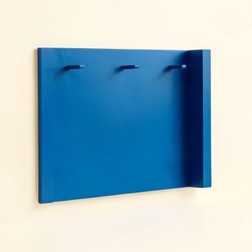 Alder Edge Empty Wall-Mounted Tool Organizer Panel - Blue (synthetic illustration; no displayed measurements)