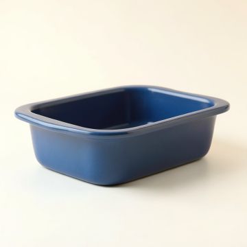 Crock-Pot 5.6 Qt . Stoneware Rectangular Artisan Bake Pan (synthetic illustration; no displayed measurements)