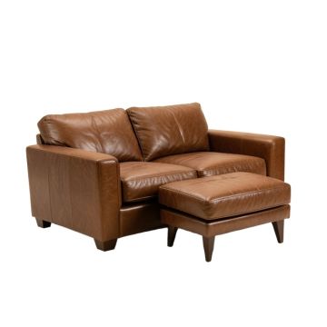 Eward 111 '' Wide Leather Match Reversible Sofa & Chaise