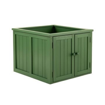 Maple Field Empty Furniture-Style Litter Enclosure - Green