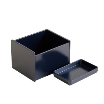 Ash Bend Empty Coffee-Station Organizer - Navy