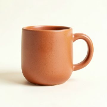 Brook Crest Ceramic Mug - Terracotta (synthetic illustration; no displayed measurements)