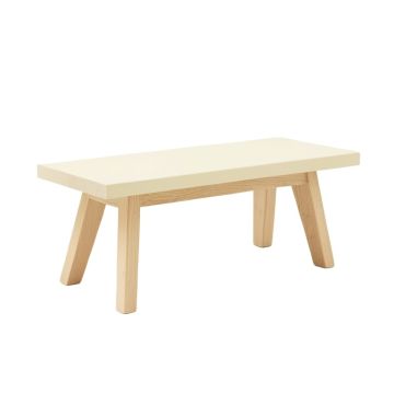 Fern Edge Indoor Bench - Cream
