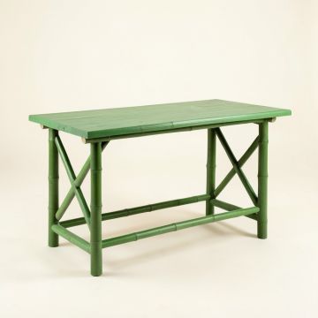 Holly Crest Empty Workshop Workbench - Green (synthetic illustration; no displayed measurements)