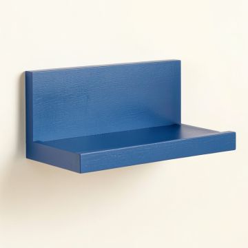 Alder Bridge Wall-Mounted Shelf - Blue (synthetic illustration; no displayed measurements)
