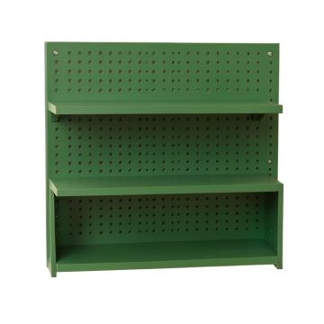 Meadow Bridge Empty Wall-Mounted Tool Organizer Panel - Green