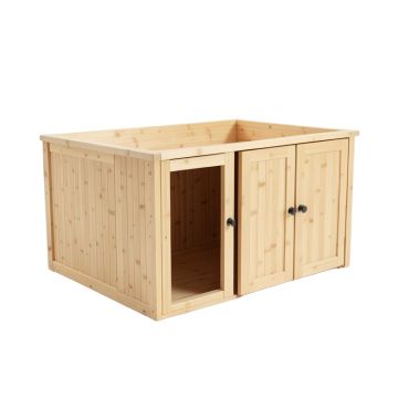 Pine Dale Empty Furniture-Style Litter Enclosure - Beige
