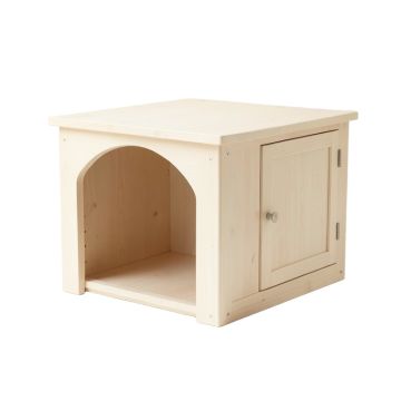 Willow Crossing Empty Furniture-Style Litter Enclosure - Ivory