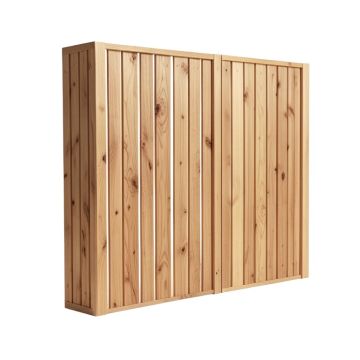 Fusion 5.5 Ft. H X 5 Ft. W Cedar Wood Privacy Screen