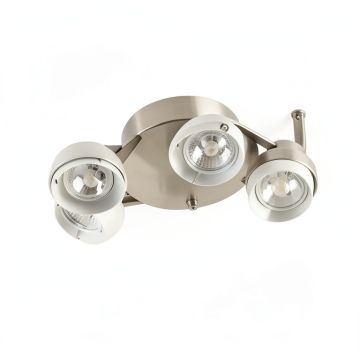 Chander 4-Light Dimmable Nickel Vanity Light (synthetic illustration; no displayed measurements)