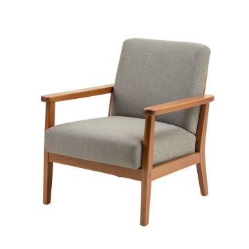 34.25 '' Wide Polyester Armchair (synthetic illustration; no displayed measurements)