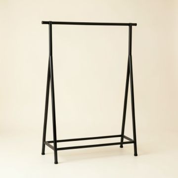 Spruce Brook Empty Garment Rack - Black (synthetic illustration; no displayed measurements)