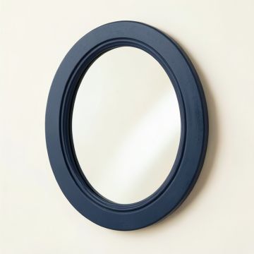 Sage Brook Framed Wall Mirror - Navy (synthetic illustration; no displayed measurements)