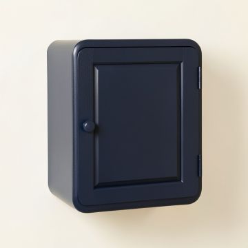 Reed Brook Wall-Mounted Laundry Cabinet - Navy (synthetic illustration; no displayed measurements)