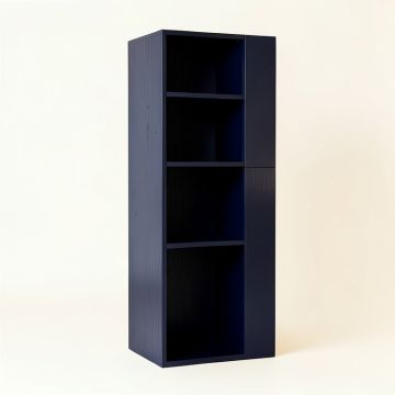 Fern Brook Narrow Cubby Tower - Navy (synthetic illustration; no displayed measurements)