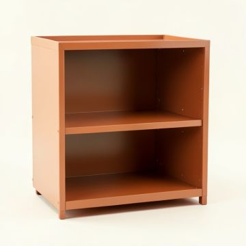 Cove Bridge Empty Mug-Storage Cabinet Insert - Terracotta (synthetic illustration; no displayed measurements)