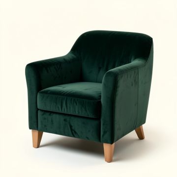 Dempster 29 '' Wide Velvet Barrel Chair (synthetic illustration; no displayed measurements)